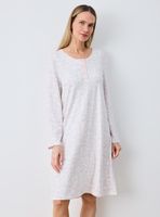 Camisa de Dormir Estampada Tacto Peach