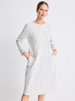 Camisa de Dormir Estampada de Micro Polar