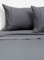 Juego de Sábanas 300 Hilos 2 Plazas Lisa Humo