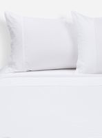 Juego de Sábanas 300 Hilos Súper King Lisa Blanca