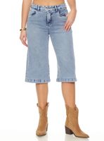 Short Bermuda Denim Tiro Alto Pretina