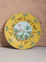 Plato Lateral Ecléctica Amarillo 19 cm