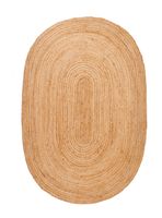Alfombra Yute Natural Oval 160x210 cm