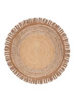 Alfombra Yute Beige Natural Redonda 150x150 cm