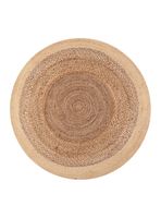Alfombra Yute Natural Beige Redonda 150x150 cm