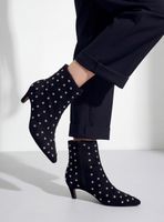 Botín Taco Kitten con Tachas Mujer