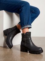 Botín con Cierre Decorativo Mujer