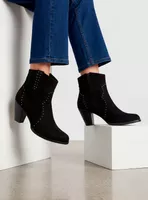 Botín con Detalle de Tachas Mujer