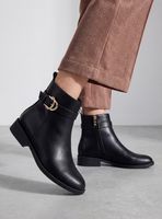 Botín Mujer Flex con Hebilla Metálica