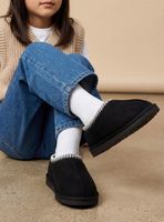 Zapato Casual  Descanso con Forro Peludo y Tira Etnica Niña