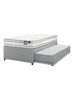 Diván Cama Gris Innova 1.5 Plazas Box