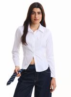 Blusa Ajustada y Manga Flare