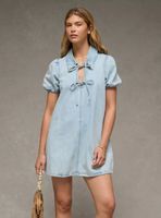 Vestido AE Corto Mangas Abombadas