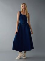 Vestido AE Maxi Estilo Camisa