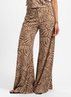 Pantalón Wide Leg Tiro Medio Anna Print