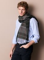Bufanda Lana Merino Cuadros Escoces