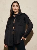 Blusa Procesada Look Seda con Tachas