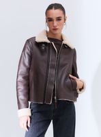 Chaqueta Aviadora Corta con Chiporro