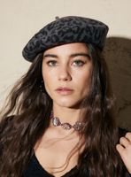 Gorro Tipo Boina Animal Print