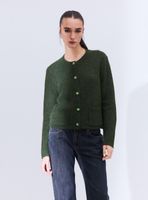 Chaleco Cárdigan Botón Flor