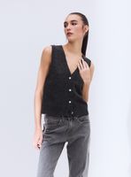 Chaleco sin Mangas Botones