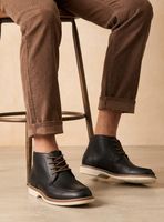 Botín Casual Contraste con Cordón Hombre