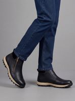 Botín Caña Media con Cierre Lateral Hombre