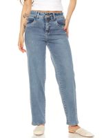 Jeans Recto Push Up un Botón