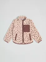 Abrigo Estampado Floral Color Block