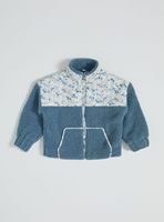 Parka Cuello Alto Estampado Floral