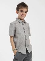 Camisa Kids Líneas Flores de Algodón Orgánico