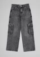 Jeans Cargo Estilo Lavado
