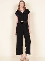 Enterito Manga Caída Escote V y Cinturón