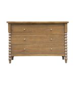 Cómoda Ecléctica 3 Cajones 120x45x80 cm