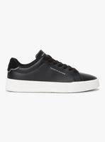 Zapatilla Urbana Black con Cordón Cuero Hombre
