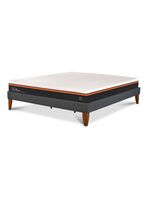 Cama Europea Box Bee Comfort King + Base Europea Curve
