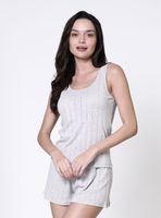 Pijama Corto 2 Piezas Liso