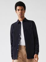 Camisa Casual Algodón Manga Larga