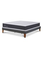 Cama Europea Curve New Ortopedic 1.5 Plazas