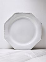 Plato Lateral Normandía 22 cm Blanco