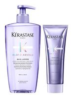 Set Cabello Rubio o Decolorado Blond Absolu Shampoo 500ml + Acondicionador 200ml Kérastase