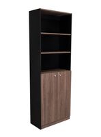 Estante 2 Puertas Home E4 180.6x62.8x31.4 cm Wengue y Milan
