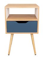 Velador 1 Cajón Otom Fresno Kronos