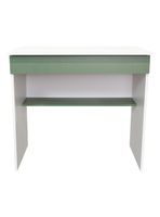 Escritorio 1 Cajon Ohio 73x80x49.8 cm Blanco y Agave