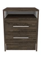 Velador 2 Cajones Eter Milan Blanco