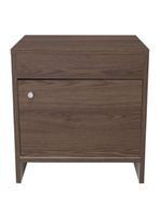 Velador 1 Puerta Colore Cm Milan Blanco