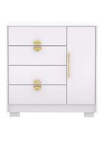 Cómoda Bella 1 Puerta + 4 Cajones