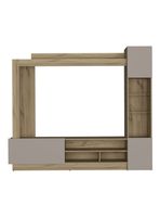 Estante Tv 65'' Nizza Duna y Taupe 175.8x204.4x36.5 cm