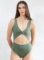 Traje de Baño Entero Golfinho Oliva