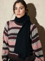 Bufanda de un Color Tejida